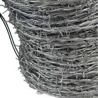Fil de fer barbelé galvanisé haute résistance Express, bobine de 50 kg, calibre 14, pour clôture de sécurité de ferme et ranch