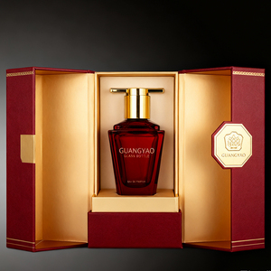 Flacone di Profumo in Vetro Rosso <span class=keywords><strong>Vino</strong></span> Personalizzato da 50ml con Atomizzatore Unico a Crimpatura, Bottiglia Spray di Lusso per Donne, Confezione Regalo Premium - Product Image 3