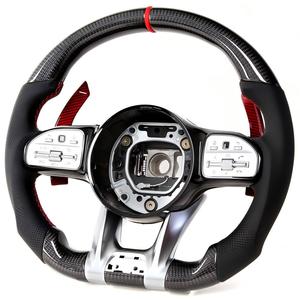 Volant <span class=keywords><strong>AMG</strong></span> en carbone d'usine : Amélioration de l'ancien au nouveau pour Mercedes CLA G63 GLC Série complète – Promotion exceptionnelle en stock - Product Image 4