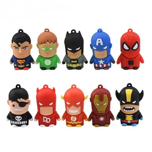 Aangepaste Logo 3D Pvc Cartoon Usb Schijf 2Gb 4Gb 8Gb 16Gb 64Gb Memory Stick Thumb mini Usb Flash Drive