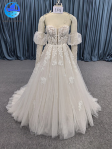 Abito da Sposa a Sirena Taglie Forti per Donne, <span class=keywords><strong>Vestito</strong></span> da Damigella, Abito Nuziale, Robe De Mariée, Lehenga Choli - Product Image 3