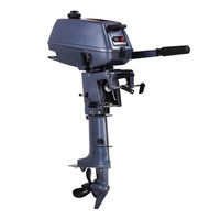 Pasokan Pabrik JP-T4 4HP Motor Tempel Dua Tak 70cc Tangki Bahan Bakar Terintegrasi 1.4L Mesin Tempel Laut Ringan