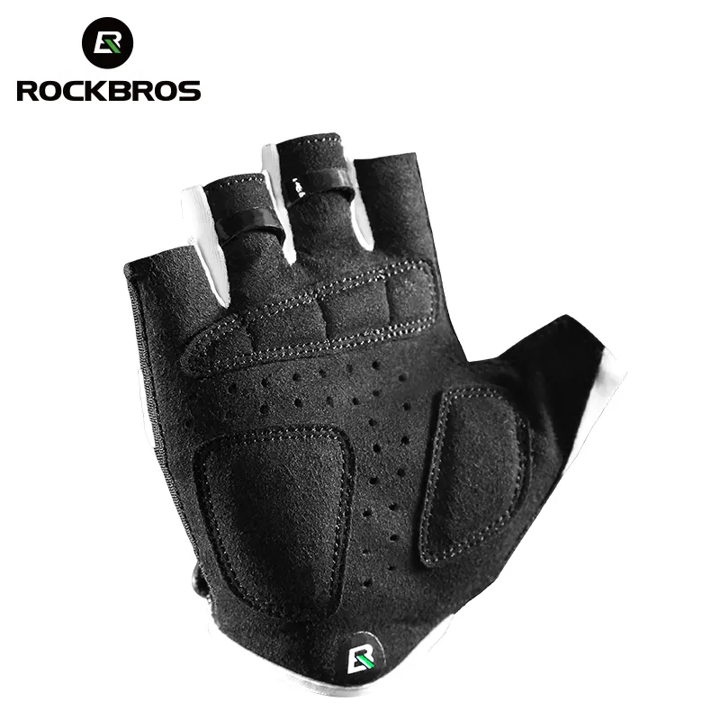 ROCKBROS गर्मियों में बच्चों सायक्लिंग दस्ताने Shockproof सांस जेल पैड आधा उंगली राइडिंग बाइक आउटडोर दस्ताने लड़कों लड़कियों खेल दस्ताने