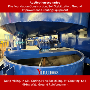 Système de mélange de ciment bentonite efficace avec réservoir supérieur de 3000 L et pompes à alimentation directe de 50 m³/h pour un injecteurage continu - Product Image 3