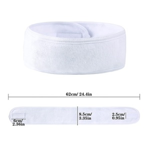 Diadema de Spa con Logotipo Personalizado, Cosmética, Belleza, Cuidado de la Piel, Lavable, Diadema Facial para Maquillaje, Turbante de Spa - Product Image 2