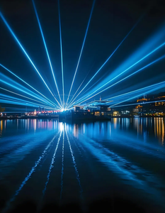 ไฟหัวขยับ LED สีขาว กันน้ำ IP65 สำหรับตกแต่งต้นไม้ สวน และจัดแสดงในสวนสาธารณะ งานเทศกาลกลางแจ้ง - Product Image 1