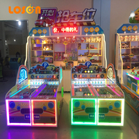 Parque de atracciones multijugadores que funciona con monedas de Feria de diversión comercial interior juego de reacción rápida máquina móvil