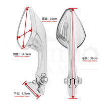Rétroviseurs latéraux de moto pour Ninja KILMIO-LAM, 400, ER6F, NINJA400, 650, ZX400, ZX-4R, accessoires, ZX-25R
