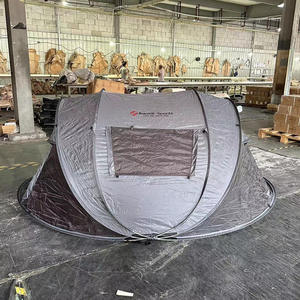 <span class=keywords><strong>Tente</strong></span> de camping monocouche trois saisons pour 3-4 personnes, ouverture instantanée en une seconde, entièrement automatique, ouverture par lanceur manuel, imperméable, en polyester 210T - Product Image 3