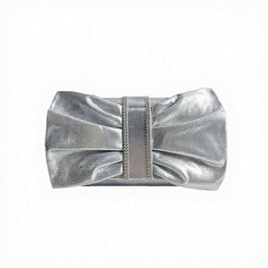 <b>Long</b> Box <b>Bag</b> Metal Details Crossbody Pu Leather Clutch Shoulder Luxury Brand Handbag Women's Handbag Ladies Female Evening Purse - Product Image 2