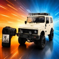 Voiture télécommandée RC Rock Crawler SUV 4x4 tout-terrain vintage avec barres de toit et snorkel, homologuée EN71 CE