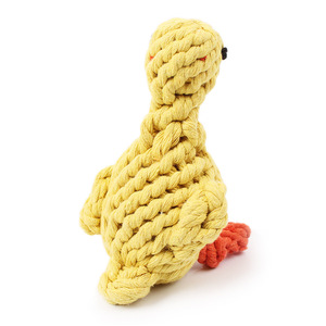 <span class=keywords><strong>Juguete</strong></span> para perros de cuerda trenzada en forma de pato <span class=keywords><strong>irrompible</strong></span> duradero personalizado para mascotas de alta calidad - Product Image 4