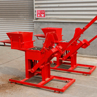 Machine manuelle compacte FL2-40 pour la fabrication de briques en terre cuite emboîtables – Machine à blocs de terre compressée manuelle