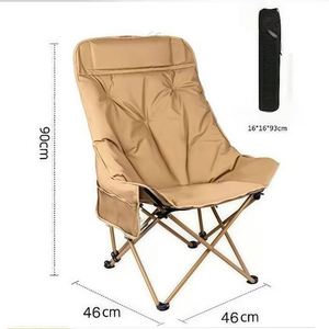 Portable Modern Design <b>Moon</b> Foldable Lawn <b>Chair</b> for Garden & <b>Camping</b> Outdoor Furniture - Product Image 3
