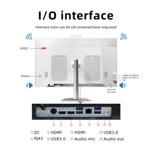 คอมพิวเตอร์ออลอินวันสำหรับธุรกิจขนาด 23.8 นิ้ว FHD จากโรงงานโดยตรง รุ่น I7-12700/i5-12400 เจนเนอเรชั่น 12 แรม 16GB DDR4  SSD 512GB NVMe  รองรับ OEM  ขั้นต่ำ 2 เครื่อง  ระบบปฏิบัติการ Windows 11 Pro รุ่น F240B-i7 - Product Image 5