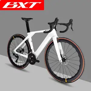 2024 BXT全碳盘式制动公路自行车SHIMANO R7120 24速公路自行车隐藏电缆线碳公路自行车