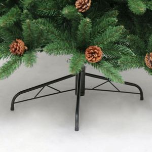 Árbol de Navidad Artificial Pre-Decorado de 210 cm, Verde Buckingham Firme con Hojas de Roble, Gran Venta en Europa - Product Image 6