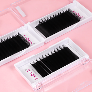 Fadlash Plateaux de Cils Personnalisés Extension de Cils Volume Soie Cils Doux en Gros Extensions de Cils Individuels - Product Image 2