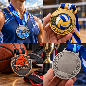 Médaille de finisseur de marathon personnalisée, médaille de récompense pour événement de course urbaine, médaille sportive or, argent, bronze, fabrication OEM ODM - Product Image 3