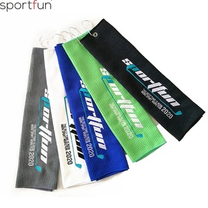 Serviettes de <span class=keywords><strong>golf</strong></span> en microfibre gaufrée d'olive personnalisées personnalisées professionnelles pour les clubs de <span class=keywords><strong>golf</strong></span> intérieurs extérieurs de salle de sport - Product Image 1