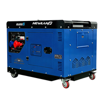 Soudeuse diesel silencieuse Newland 8KW, alternateur triphasé 8kva personnalisé avec design moderne, tension personnalisable