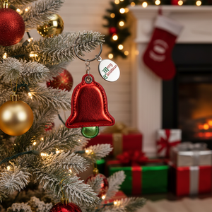 Décoration de Noël écologique en forme de cloche, boule d'arbre artificielle moderne, pour intérieur et extérieur, fournitures de fête en sacs en vrac - Product Image 3