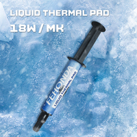 Fehonda LTP81 18w Pâte Thermique 12g 50g 100g Coussinet Thermique Liquide en Silicone Dissipation Thermique Efficace pour le Refroidissement du CPU et du GPU