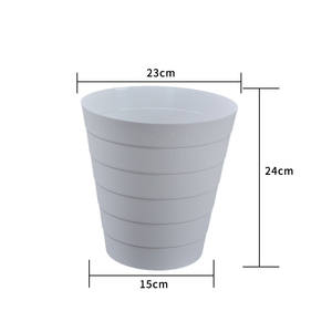 Cubos <span class=keywords><strong>de</strong></span> <span class=keywords><strong>basura</strong></span> <span class=keywords><strong>de</strong></span> rayas blancas redondos <span class=keywords><strong>de</strong></span> plástico al por mayor-para cocina, baño y oficina-Cubos <span class=keywords><strong>de</strong></span> <span class=keywords><strong>basura</strong></span> con rayas antideslizantes - Product Image 4