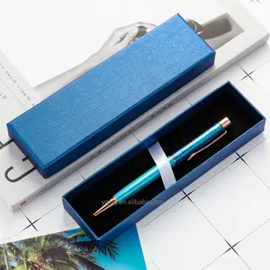 1Pcs Retangular Clamshell Presente Pen Box Moda Upscale Negócios Escritório Caixa De Armazenamento Criativo Escola Suprimentos Lápis Casos