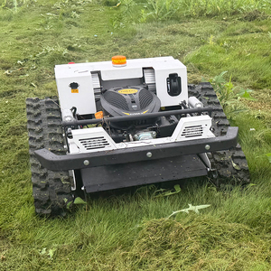 Livraison Gratuite Tondeuse Robot RC sur Chenilles 500mm à Démarrage Électrique et Essence pour Pentes, Tondeuse à Gazon Télécommandée Économique - Product Image 5