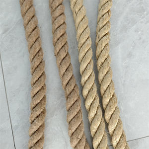 Denizcilik Manila Halatı 3 Katlı Bükümlü Sisal Jüt Halat Pilot Merdiveni Gemi Çekme 20mm 22mm Kenevir Halat - Product Image 3