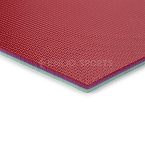 Piastrelle in PVC per Campi da <span class=keywords><strong>Ping</strong></span> <span class=keywords><strong>Pong</strong></span> Indoor Approvate ITTF, Superficie E-SUR ad Alta Densità Ignifuga 7.0mm - Product Image 4