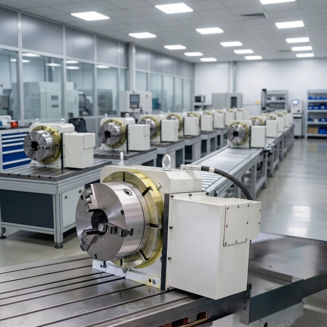 CNC 4th Axis High-precision Index Rotary Table