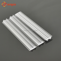 Lentille optique acrylique transparente de 30 mm de large, lentille diffuseur givrée à 60 degrés pour éclairage linéaire, sans ligne jaune