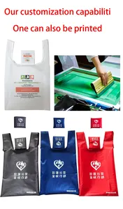 Sacolas de compras recicladas para compras, sacolas grandes e dobráveis de nylon e poliéster com logotipo personalizado, sacola de compras com bolso para compras, novidade portátil