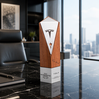 Trophée haut de gamme en bois de hêtre personnalisable – Récompenses créatives pour Employés Exceptionnels, Gala de Fin d'Année, Événements de Team Building, Reconnaissance