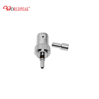 75ohm Q9 BNC-K-1.5 Femelle BNC Jack Fenêtre Ouverte Sertissage RG179 RG179D Slim HD 3G Sdi RF Coaxial Pigtail Câble Connecteur Laiton