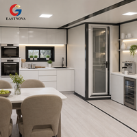 Maison conteneur modulaire préfabriquée extensible et portable pour hébergement touristique haut de gamme en bord de mer sur île ou baie