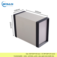 Boîtier métallique DIY, grande boîte de distribution électrique, boîte de jonction en fer IP54, boîte électrique en fer 350*250*150mm