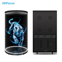 Pantalla DLED OEM para Cámara Holográfica Semicircular 4K de 75 Pulgadas, con IA para Visualización de Personajes en 3D, 1300 cd/m, Vitrina Inteligente
