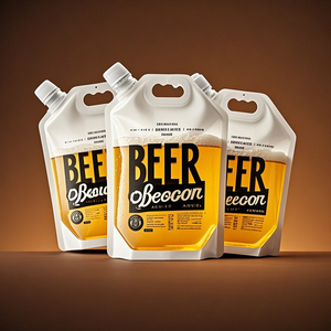 Bolsas de plástico transparente para llevar cerveza artesanal bolsas de embalaje líquido bolsas para beber al aire libre - Product Image 5