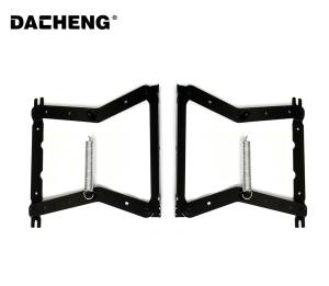 وصل حديثًا سرير حديدي متين مفصلات دعم قضيب أسود أجهزة تخزين سرير أريكة أجهزة وظيفية كتم صوت - Product Image 4