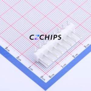 KH-VH-8P-W Wire-to-Board Pin Header Bent Lead Through Hole,P=3.96mm Connector 1x8P 3.96mm Right Angle Insert VH - Product Image 1