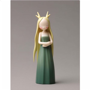 Customized Resin Fairy <b>Statue</b> Long Hair Princess Artistic Home Decoration Sculpture - Product Image 4