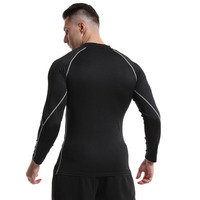 Herren Basketball Kompression hemden Langarm Athletic Workout Gym Roll kragen T-Shirt Active Running Base Layer Unterhemden