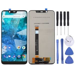 ชุดประกอบหน้าจอ LCD และดิจิไทเซอร์,จอแสดงผลเต็มชุดสำหรับ <span class=keywords><strong>Nokia</strong></span> <span class=keywords><strong>X7</strong></span> / 8.1 / 7.1 Plus TA-1131 - Product Image 2