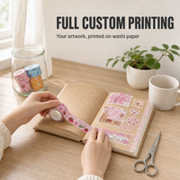 Ruban Washi Personnalisé Numérique, Autocollants Mignons, Papeterie DIY pour Journal