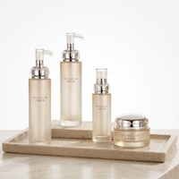 Emballages cosmétiques en verre personnalisés avec logo, couleurs uniques, flacons et pots de 50g, 40ml, 100ml, 120ml, contenants cosmétiques givrés