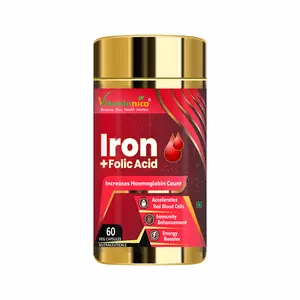 Wholesale Compatible Iron + Folic Capsules Improves Tissue Growth and Boost Immunity Available at Wholesale Price