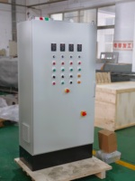 Armoire électrique basse tension IP54 CFD 900x1800x500mm en acier au carbone, panneau de distribution et de commande avec plaque de montage RAL7035
